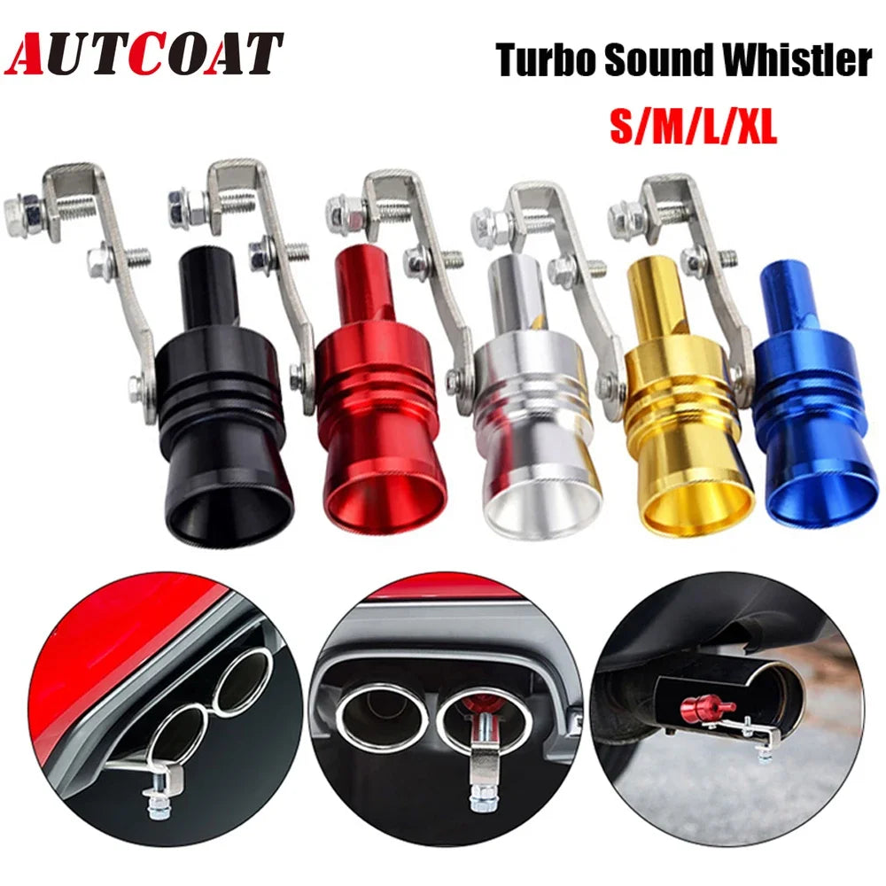 Universal Turbo Sound Muffler Whistle